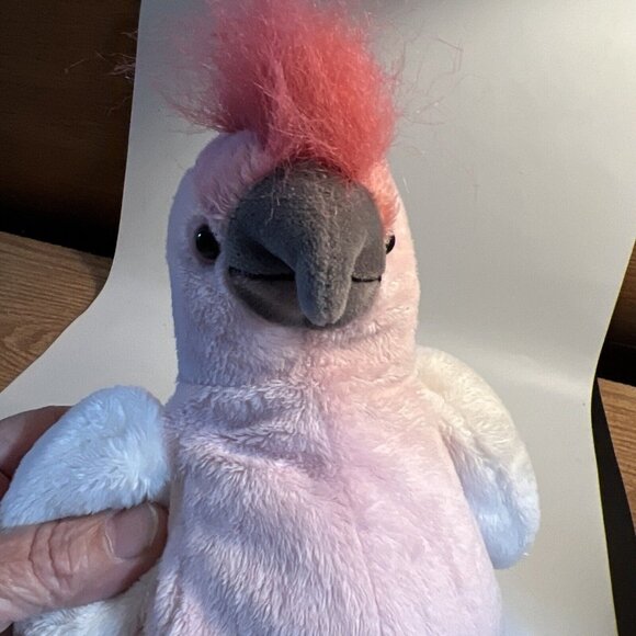Ganz PINK 8” Plush Cockatoo  Bird Webkinz No Code Cute Clean & Sanitized Sweet - Picture 4 of 11